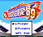 Main Menu Screen - International Superstar Soccer 99