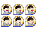 Set Icons (Mascots: 18 Years Old) - Osomatsu-san Hesokuri Wars: Battle of the NEETs