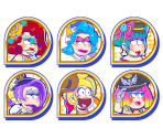 Set Icons (Drag Queen DX) - Osomatsu-san Hesokuri Wars: Battle of the NEETs