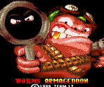 Start Screens & Game Title Elements - Worms Armageddon