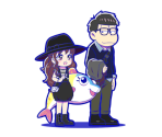 Ichimatsu (Phantom Thief: with Totoko) - Osomatsu-san Hesokuri Wars: Battle of the NEETs
