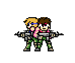 Maxime Gunn and Joe Carbine (Mega Man 8-bit Deathmatch-Style) - Infernax Customs