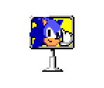 Signpost (Sonic CD, Master System-Style) - Sonic the Hedgehog Customs