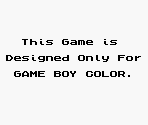 Game Boy Error Messages - Top Gear Pocket / Rally