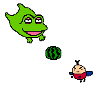 Characters, Objects and Menus - Kabutotchi no Kiri Kabu Jump Game