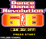 Company Logos & Title Screen - Dance Dance Revolution GB (JPN)