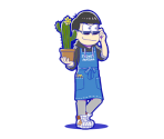 Karamatsu (Work 2) - Osomatsu-san Hesokuri Wars: Battle of the NEETs