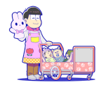 Todomatsu (Work 2) - Osomatsu-san Hesokuri Wars: Battle of the NEETs