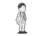 Choromatsu (Billionaire: Monochrome) - Osomatsu-san Hesokuri Wars: Battle of the NEETs
