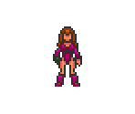 Samus (Suitless, 16-bit) - Metroid - Super Mario Bros. Crossover