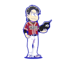 Karamatsu (Yakuza Wolf: Baseball) - Osomatsu-san Hesokuri Wars: Battle of the NEETs