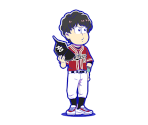 Todomatsu (Yakuza Wolf: Baseball) - Osomatsu-san Hesokuri Wars: Battle of the NEETs
