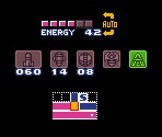 Status Bar - Super Metroid