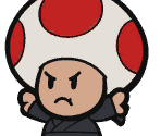 Toad (Ninja, Red) - Paper Mario: The Origami King