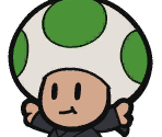 Toad (Ninja, Green) - Paper Mario: The Origami King