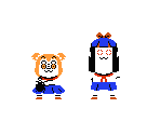Popuko and Pipimi (Wild Gunman-Style) - Pop Team Epic Customs