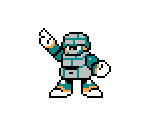 Block Man (No Heroes Allowed: Dash! NES-Style) - Mega Man Customs