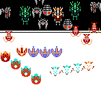 TwinBee and Gradius Enemies - Wai Wai World (JPN)