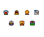 Bomberman Enemies - Star Parodier