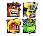 Character Icons - Crash Nitro Kart