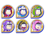 Set Icons (Raincoat) - Osomatsu-san Hesokuri Wars: Battle of the NEETs