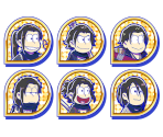 Set Icons (Shinpingumi: Mechanical Youkai Exhibit) - Osomatsu-san Hesokuri Wars: Battle of the NEETs