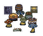 Chest, Stairs & Breakable Objects / Danmari Pot - Milandra (JPN)