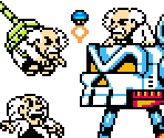 Dr. Wily & Wily UFO (NES, Expanded) - Mega Man Customs