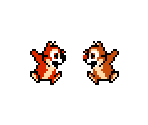 Chip 'n Dale (Regular Designs, NES-Style) - Disney / Pixar Customs