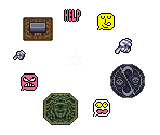 Cursor, Status Icons, Traps & Switch - Milandra (JPN)
