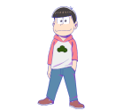 Osomatsu (Raglan Hoodie) - Osomatsu-san's Casual Neet Sugoroku Journey