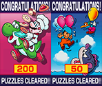 Puzzle Mode Clear Screens - Tetris DS