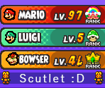 Save Menu - Mario & Luigi: Bowser's Inside Story