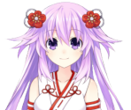 Adult Neptune (Scarlet Plum Shrine Maiden) - Neptunia & Friends / Mainichi Compile Heart