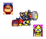 Masked Dedede (Superstar-Style) - Kirby Customs