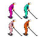 Golfers - Sega World Tournament Golf