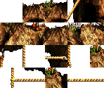 Cliff Tileset - Donkey Kong Country 3: Dixie Kong's Double Trouble