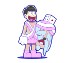 Jyushimatsu (Akatsuka TV: Hexagon and Friends {Suit Actors}) - Osomatsu-san Hesokuri Wars: Battle of the NEETs