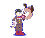 Todomatsu (Akatsuka TV: Hexagon and Friends {Suit Actors}) - Osomatsu-san Hesokuri Wars: Battle of the NEETs