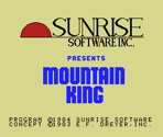 Start Screen and Difficulty Screen - Mountain King