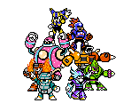 Mega Man 11 Robot Masters (NES-Style) - Mega Man Customs