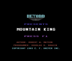 Start Screen - Mountain King