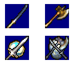 Weapon Icons and Character Names - Soulcalibur