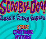Menu Screens & Text - Scooby-Doo! Classic Creep Capers