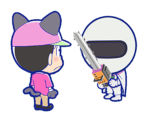Unused Brothers (Choromatsu & Ichimatsu) - Osomatsu-san's Casual Neet Sugoroku Journey