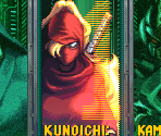 Player Select - The Ninja Saviors: Return of the Warriors / The Ninja Warriors Once Again
