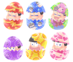 Plushies (Egg Matsu) - Osomatsu-san's Casual Neet Sugoroku Journey
