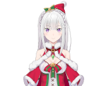 Emilia (Xmas) - Re:Zero - Lost in Memories