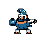 Bubbleman (Mega Man NES-Style) - Captain N: The Game Master Customs
