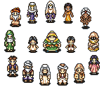 NPCs (Common) - Arabian Nights: Sabaku no Seirei Ou (JPN)